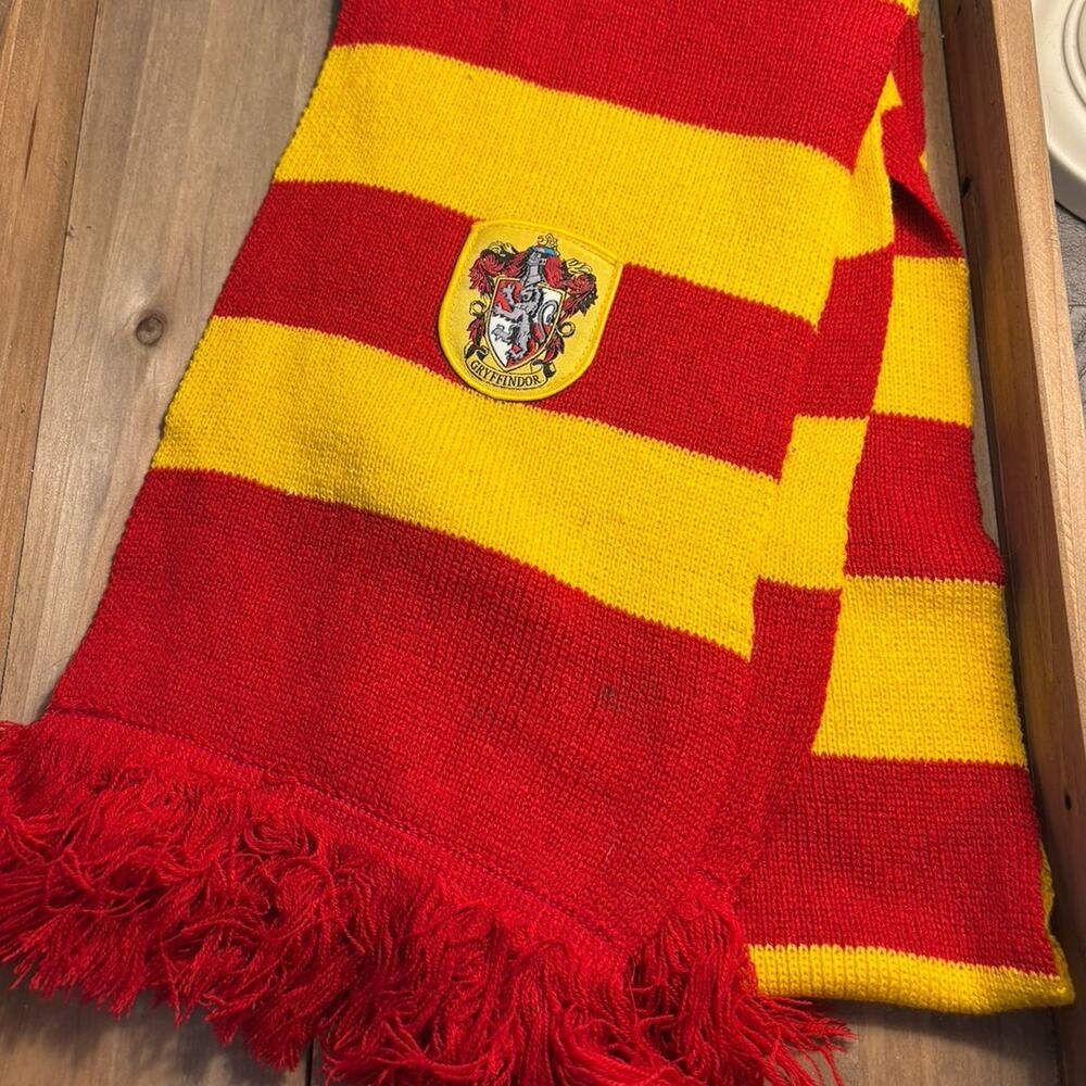 Wizarding World of Harry Potter Gryffindor Long Red and Yellow Scarf